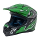 Kask Motocyklowy dla dzieci Enduro Zielony M